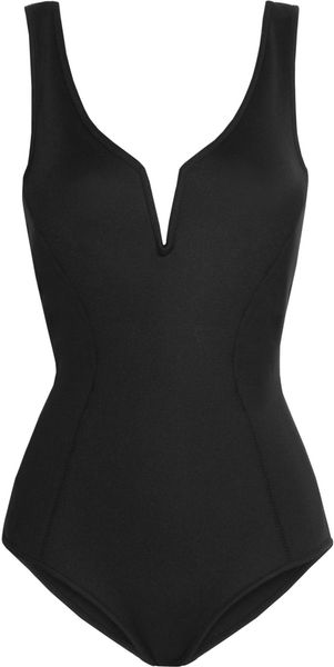 Lanvin Plungefront Swimsuit - Lyst