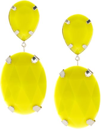 Asos Gem Drop Earrings - Lyst