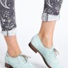 Asos Match Leather Brogues in Green (mint) - Lyst