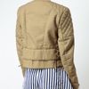 Balenciaga Quilted Motorcycle Jacket in Khaki - Lyst