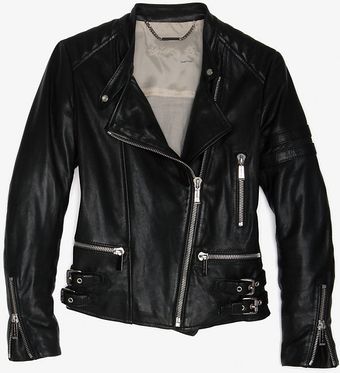Barbara Bui Leather Biker Jacket - Lyst