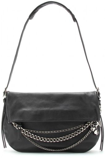 Jimmy Choo Small Biker Leather Shoulder Bag - Lyst