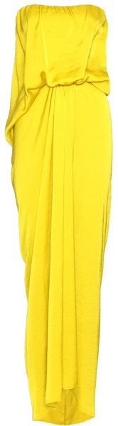 Lanvin Strapless Gown - Lyst