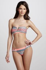 Mara Hoffman Printed Bandeau Swim Top