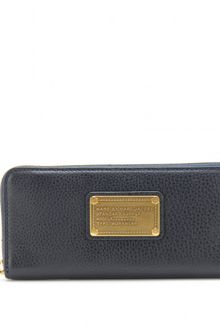 Marc By Marc Jacobs Slim Zip Around Leather Wallet - Lyst