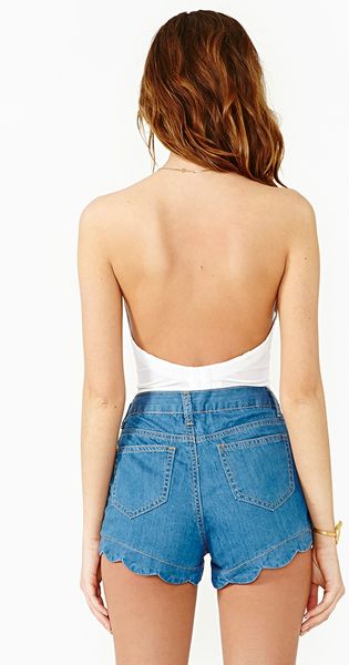 Blue scalloped shorts Find great deals on eBay for womens scalloped shorts. Shop with confidence.