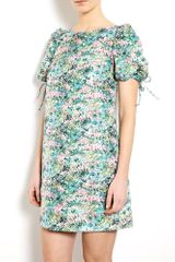 RED Valentino Floral Print Taffeta Dress