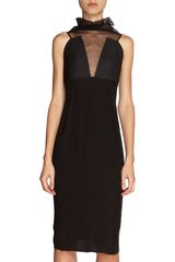 Rick Owens Sheer Yoke Dress