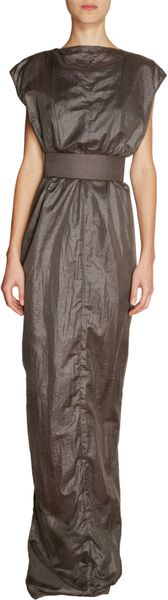 Rick Owens Cap Sleeve Long Dress - Lyst