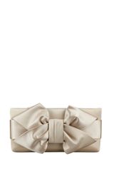 Valentino Clutch Raso Con Fiocco