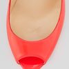 Christian Louboutin Troca Fluorescent Patent Red Sole Platform Pump in Red (rose) - Lyst