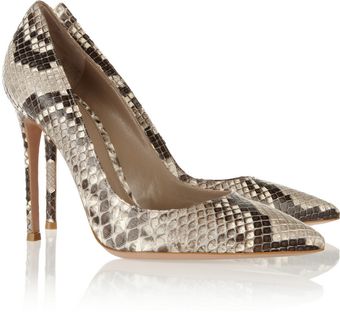 Gianvito Rossi Python Pumps - Lyst