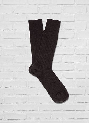 John Varvatos Ribbed Cotton Socks - Lyst