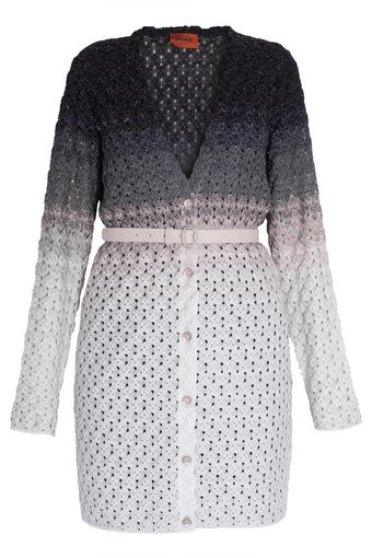 Missoni Mid Length Lurex Cardi with Belt - Lyst