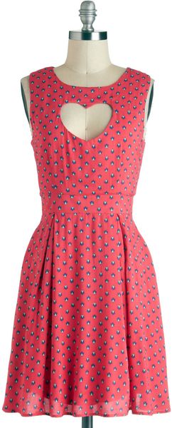 ModCloth Heart and Center Dress - Lyst