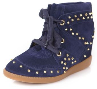 Schutz Studded Sneaker Boots - Lyst