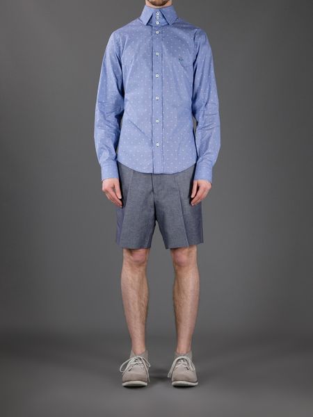 mens blue vivienne westwood shirt
