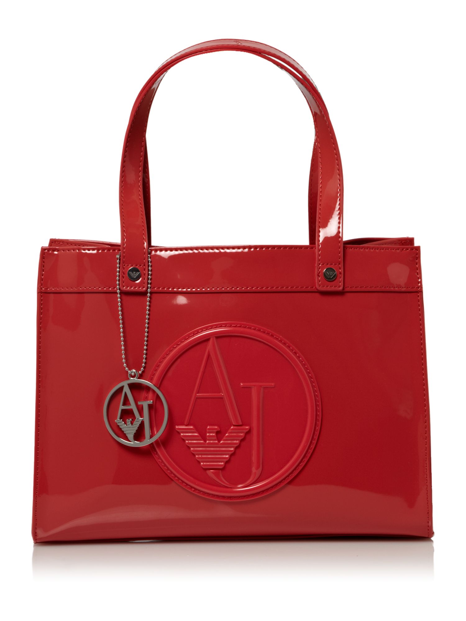 orange armani bag