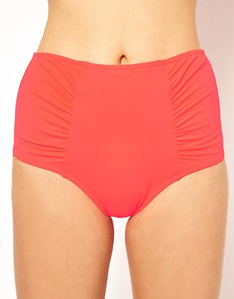 Asos Mix and Match High Waisted Bikini Pant - Lyst