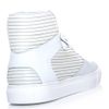 Balenciaga Ribbedleather Hightop Trainers in White for Men (ivory) - Lyst