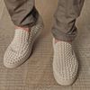 Christian Louboutin Rollerboat Spiked Slipon Trainers in Beige for Men - Lyst