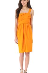 David Szeto Samantha One Shoulder Dress