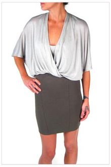 Helmut Lang Knit High waisted Jersey Dress - Lyst