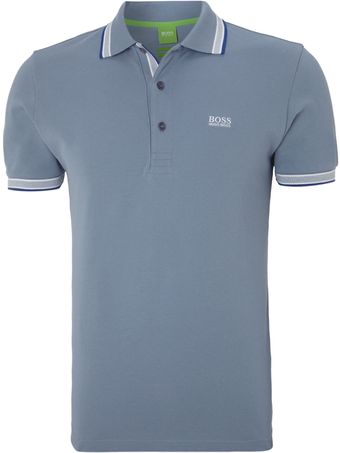 Hugo Boss Classic Logo Tipped Detail Polo Shirt - Lyst