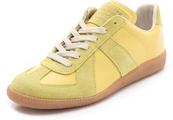 Maison Martin Margiela Lime Sneakers - Lyst