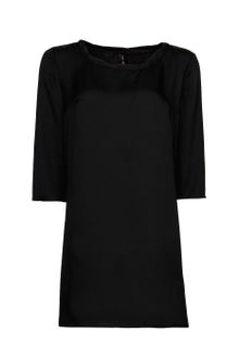 Mango Pleated Collar Dress - Lyst