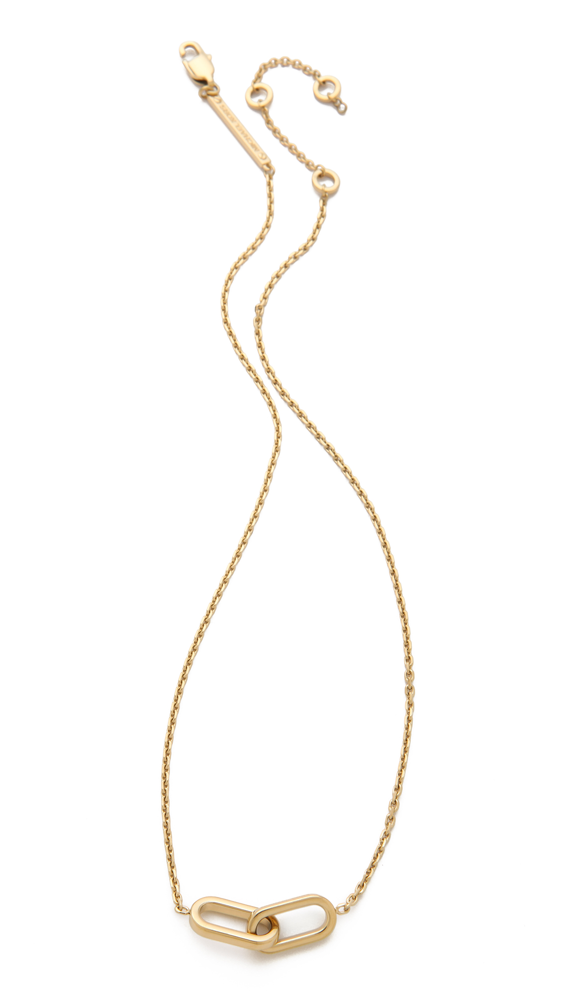 Michael Kors Interlocking Necklace in Gold