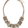 Topshop Bolt Thread Necklace in Multicolor (mixed metal) - Lyst