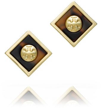Tory Burch Liam Stud Earring - Lyst