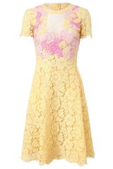Valentino Macramé Lace and Tulle Dress