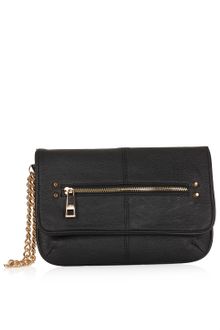 Topshop Chain Handle Clutch Bag - Lyst