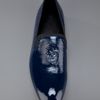 Alexander Mcqueen Skull Detail Slipper in Blue for Men - Lyst