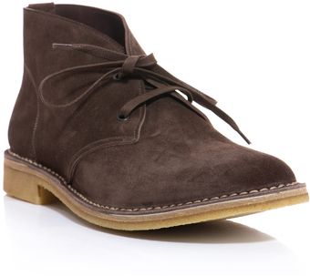 Bottega Veneta Suede Desert Boots - Lyst