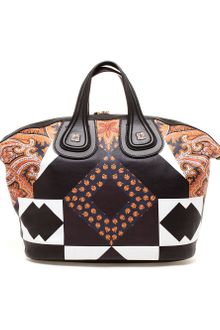 Givenchy Nightingale Paisley Grained Leather Shoulder Bag - Lyst