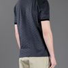 Gucci Printed Polo Shirt in Black for Men - Lyst