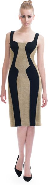 Josh Goot Metal Contour Cut Away Dress - Lyst