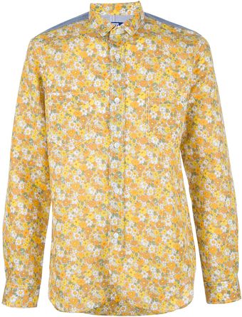 Junya Watanabe Floral Shirt - Lyst