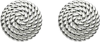 Kit Heath Sterling Silver Large Ravel Stud Earrings - Lyst