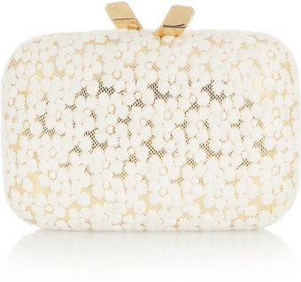 Kotur Margo Florallace Box Clutch - Lyst