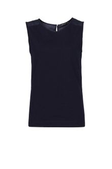 Mango Sheer Panel Top - Lyst