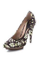 McQ by Alexander McQueen Printed High Heel Pumps