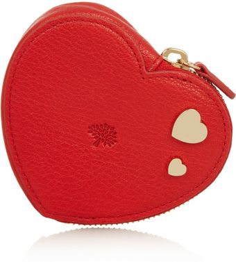 Mulberry Valentines Textured Leather Coin Purse - Lyst
