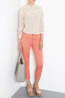 Paul & Joe Sister Ogalop Floral Print Rolled Jeans - Lyst