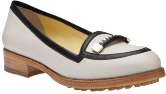 Pollini Leather Loafer - Lyst
