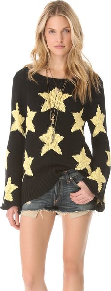 Wildfox Starry Eyed Sweater - Lyst