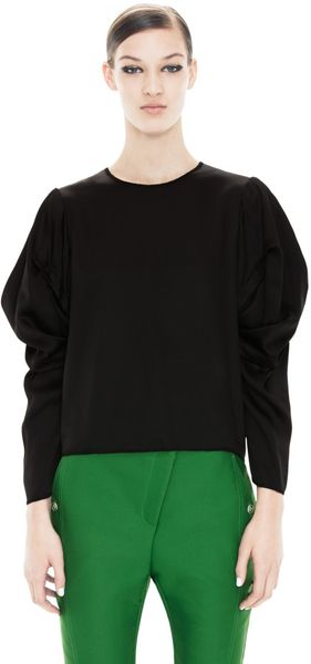 Acne Ava Fluid Jet Black - Lyst